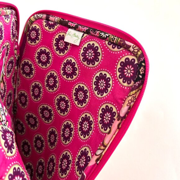 Vera Bradley Zip Up Tablet Sleeve in Very Berry Paisley Pink - Picture 3 of 6